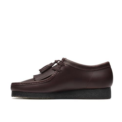 Clarks Mens Wallabee Burgundy Oxfords & Lace Ups Casual Shoes