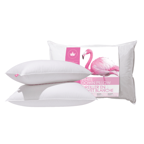 White Down Pillow, Soft Support 2 Pack