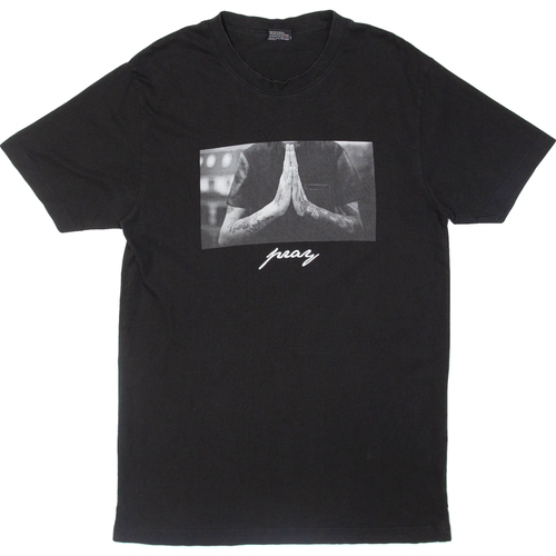 MISTEN TEE Pray Mens T-Shirt Black