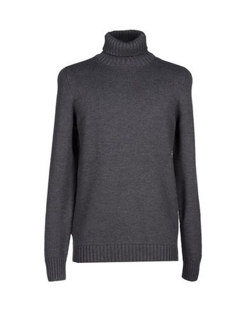 Man Turtleneck Grey Size 44 Merino Wool
