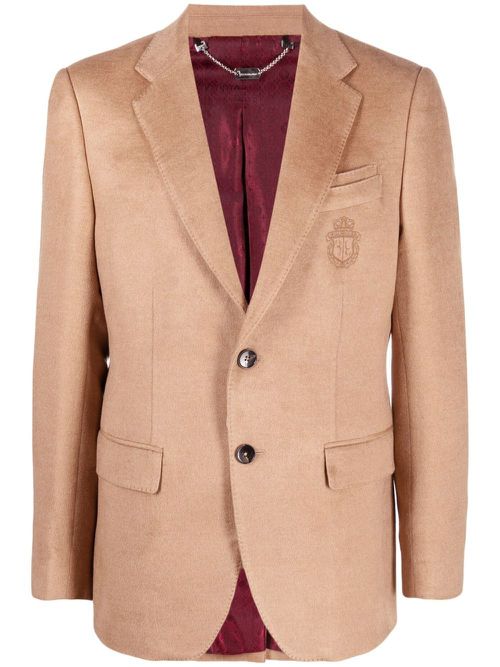 Single-breasted blazer - Neutrals