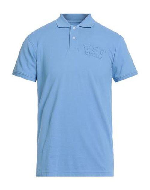 Jeans Man Polo shirt Light blue Size S Cotton