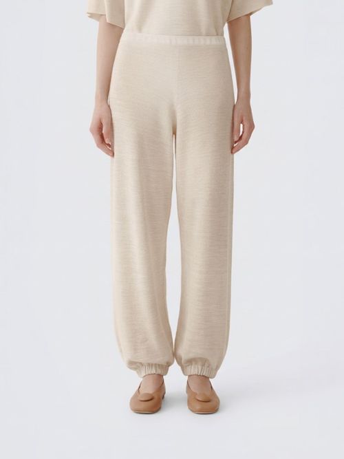 Pants Woman color Ivory
