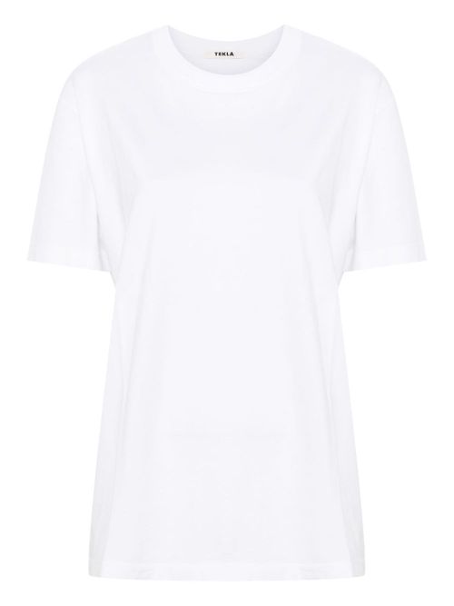 Crew-neck organic cotton T-shirt - White