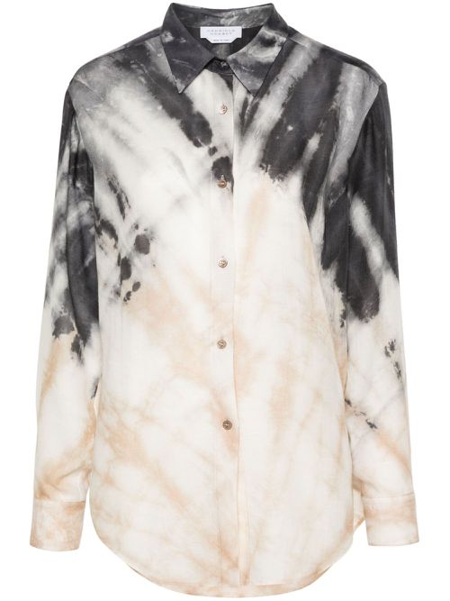 Ferrara tie-dye shirt - Neutrals