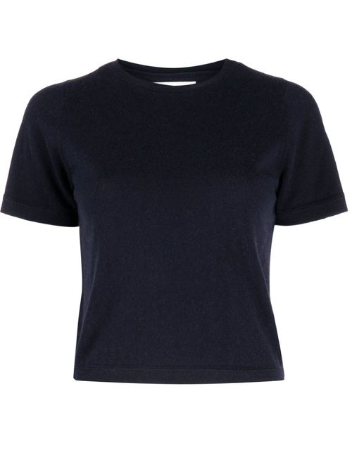 Tina cropped T-shirt - Blue