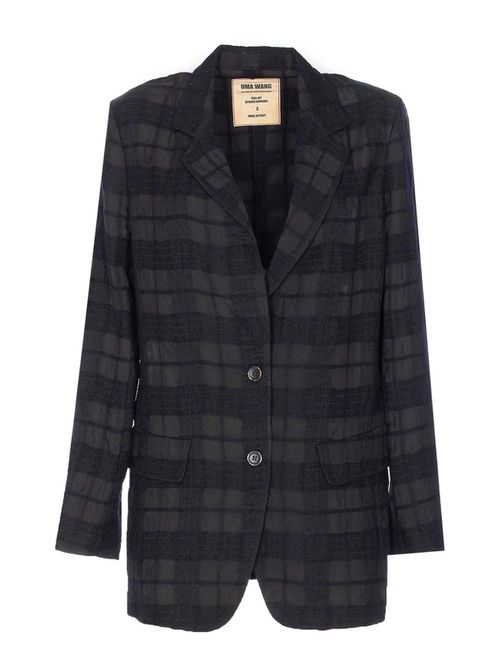 Black Kali Jacket Frontal Buttons Closure