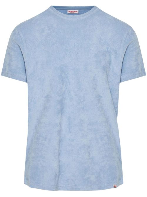 OB-T terry-cloth T-shirt - Blue
