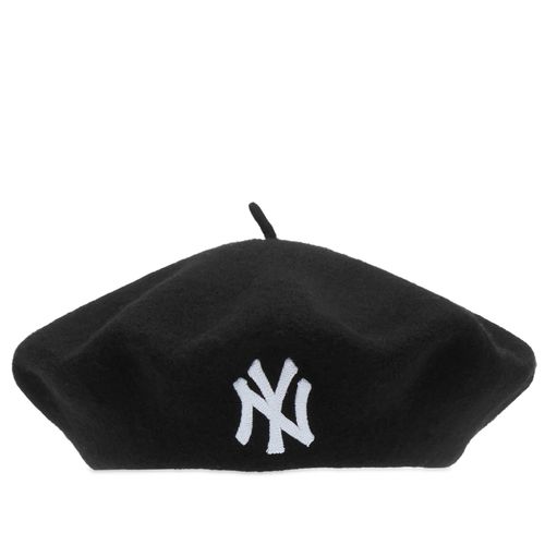 New York Yankees Wool Beret in Black 