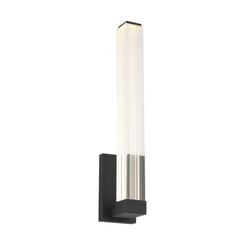 Nightshade Black LED Wall Sconce from the Reiya Square Collection
