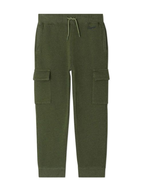Gilbert logo-embroidered track pants - Green