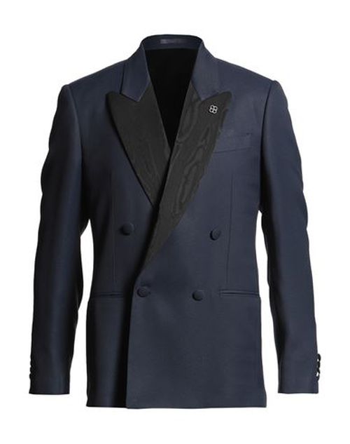 Man Blazer Navy Size 36 Viscose
