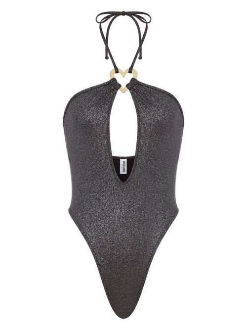 Lurex swimsuit - Black