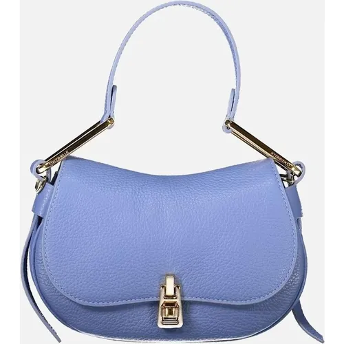 Coccinelle Women's Light Blue Leather Women Handbag - Size: ONE size