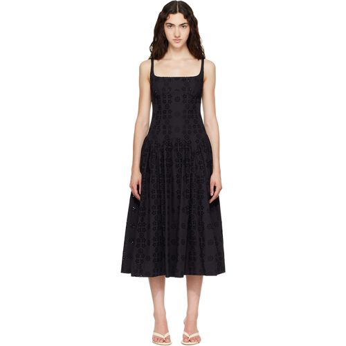 Black Cricket Midi Dress
