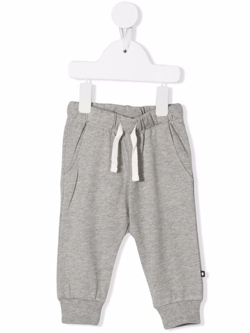 Drawstring-waist trousers - Grey