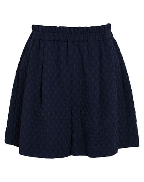 Woman Shorts & Bermuda Shorts Midnight blue Size L Polyester, Cotton, Elastane