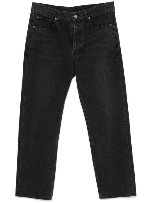 Straight-leg jeans - Black