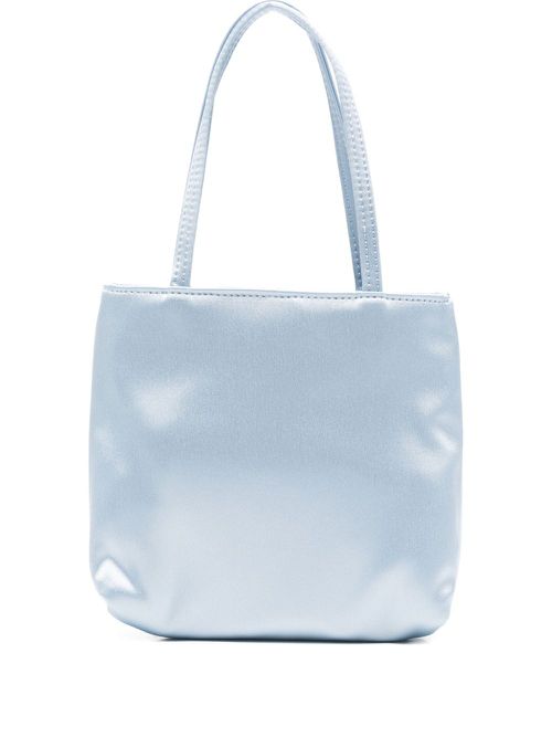 Silk tote bag - Blue