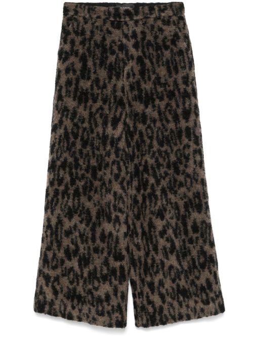 Wool trousers - Brown