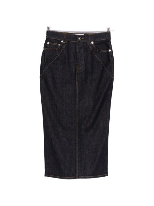 Denim Long Skirt