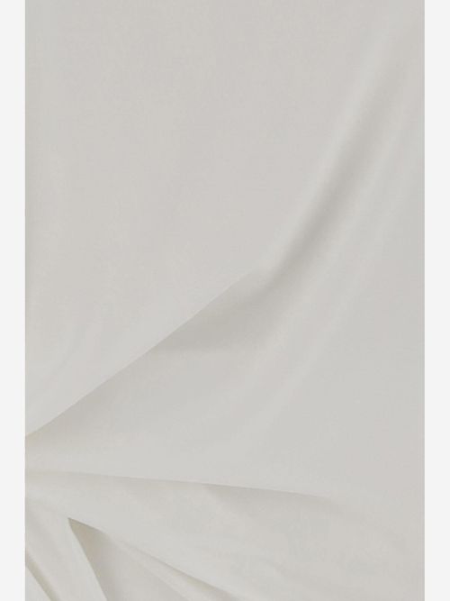 Fluid Viscose Dress — White