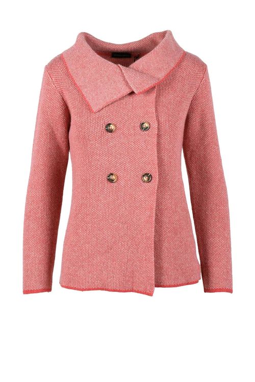 Red Wool Blend Jacket