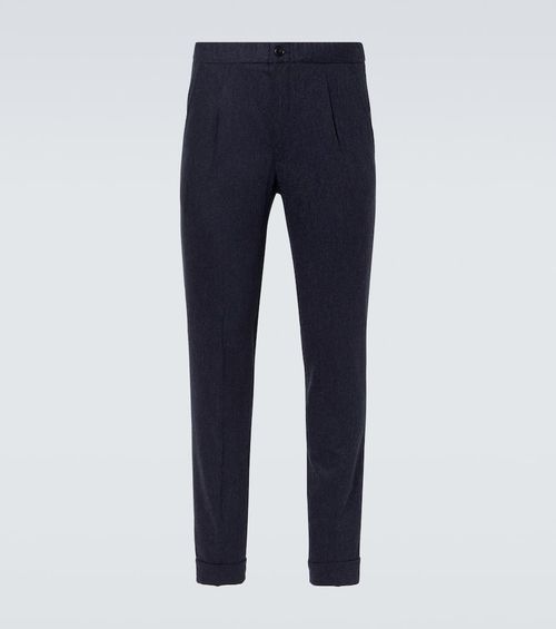 Cashmere straight pants