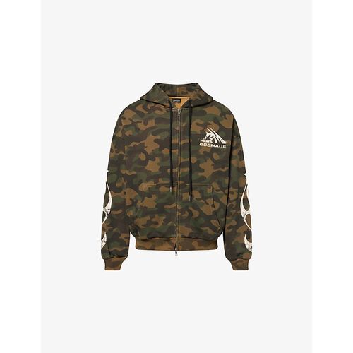 Mens Military Camo Cotton Hoodie
