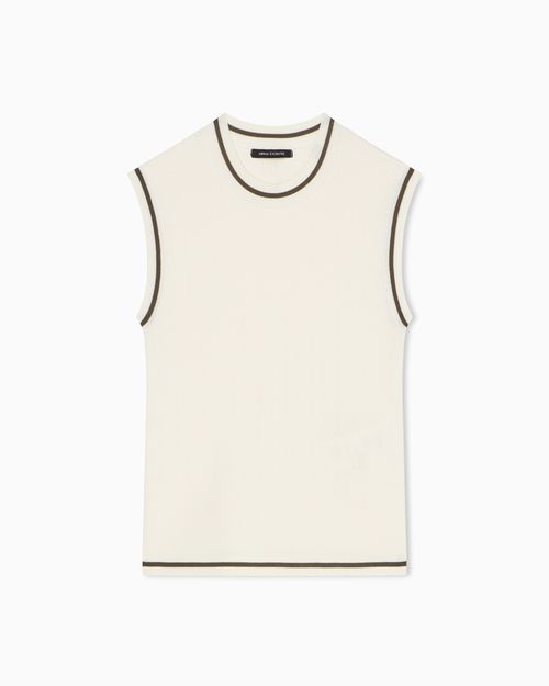 Recycled Viscose V-Neck Top