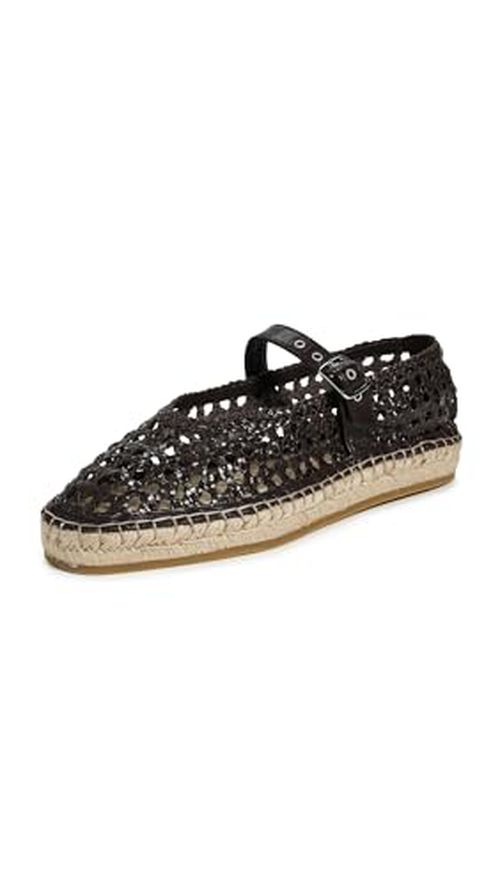 Madewell Women's The Remy Mary Jane Flats in Woven Leather
