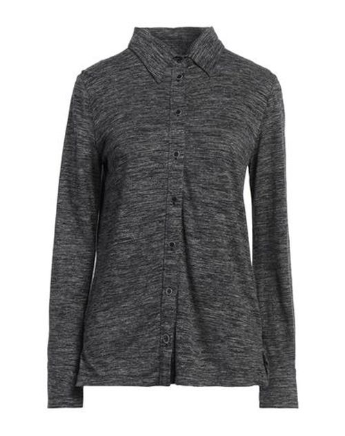 Woman Shirt Charcoal Size 4 Polyamide, Linen, Wool