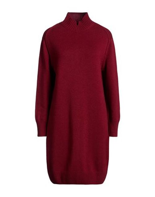 Woman Mini dress Brick Size 8 Virgin Wool, Viscose, Cashmere
