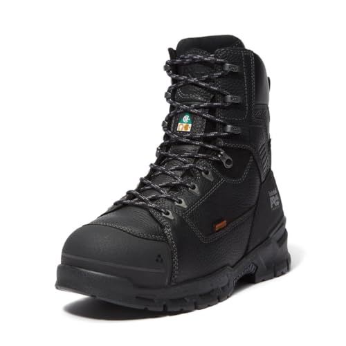 Timberland PRO Men's Endurance EV 8 Inch Internal Met Guard Composite Safety Toe Waterproof Puncture Resistant CSA Industrial Work Boot