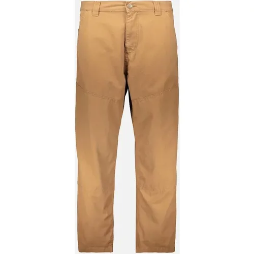 Men's Carhartt WIP Wide Panel Pants - Hamilton Brown - Size: 35/34