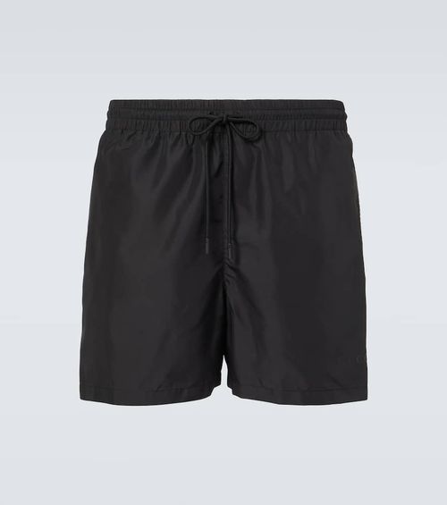 Gucci Logo poplin swim trunks