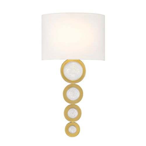 Marseille 1-Light Wall Sconce in Warm Bra