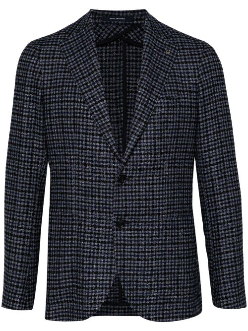 Houndstooth blazer - Blue