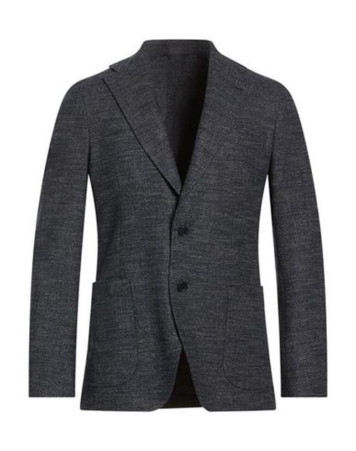 Man Blazer Midnight blue Size 36 Viscose, Polyester, Elastane