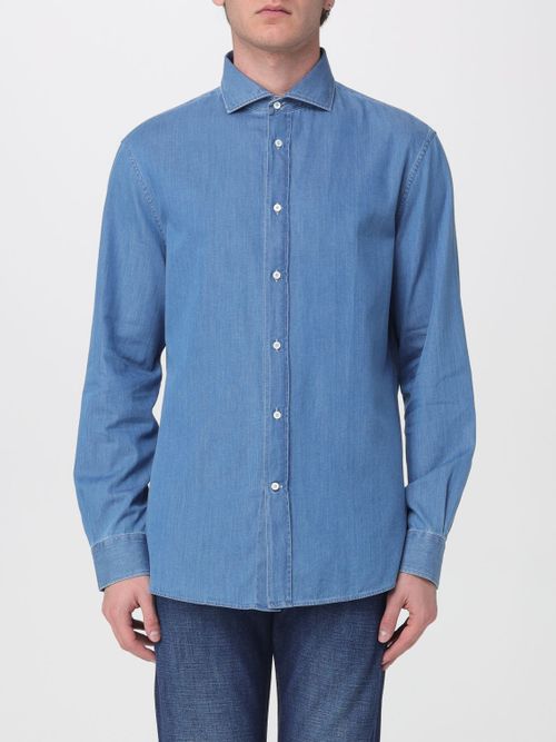 Shirt Men color Stone Bleached