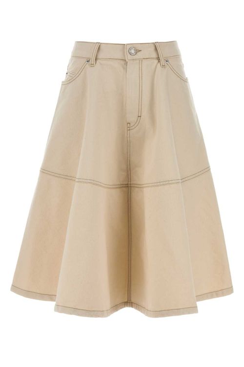 Midi Skirt — Beige