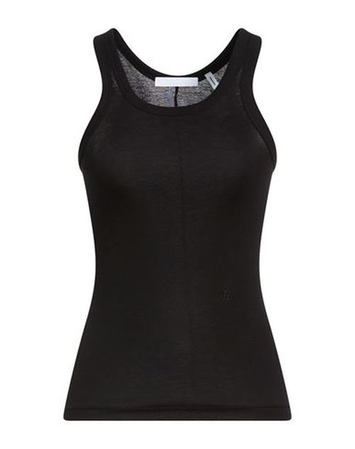 Woman Tank top Black Size XS Pima Cotton, Modal