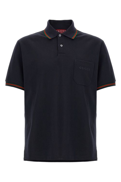 'Nastro Web' Polo Shirt