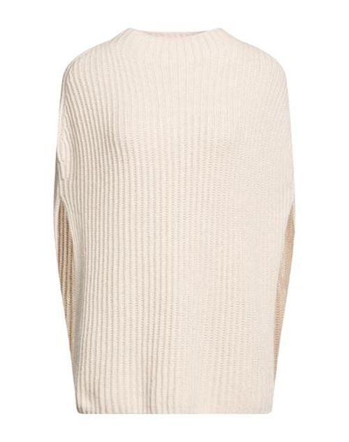 Woman Sweater Beige Size 10 Wool, Cashmere