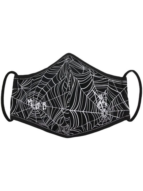 Web-print face mask - Black