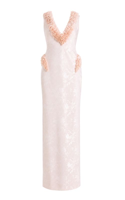 Heatwave Silk Brocade Maxi Dress - Moda Operandi