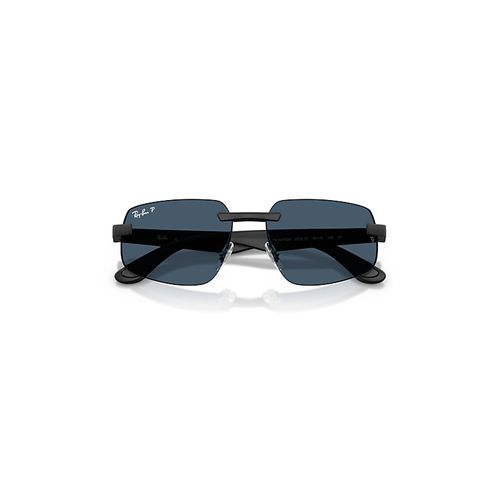 Ray-Ban Rb4475 Polarized Lenses Sunglasses Sand Black Frame Blue Lenses Polarized