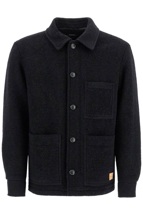A. P.C. - Blouson Emile In Lana Effetto Pile