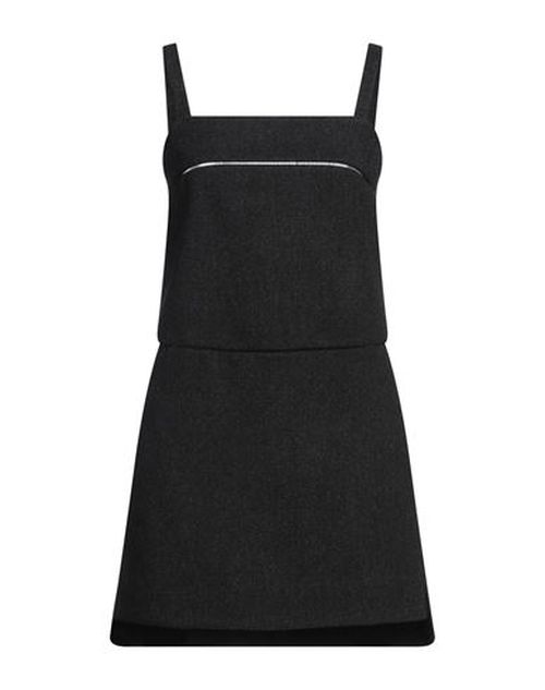 Max Mara Sfilata Woman Mini dress Lead Size 4 Virgin Wool, Elastane