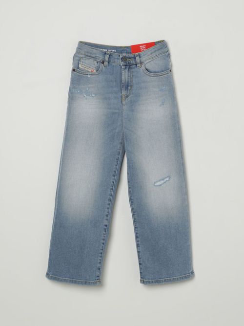 Pants DIESEL Kids color Blue
